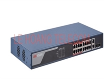 Switch mạng thông minh 16 cổng PoE  HIKVISION DS-3E1318P-EI